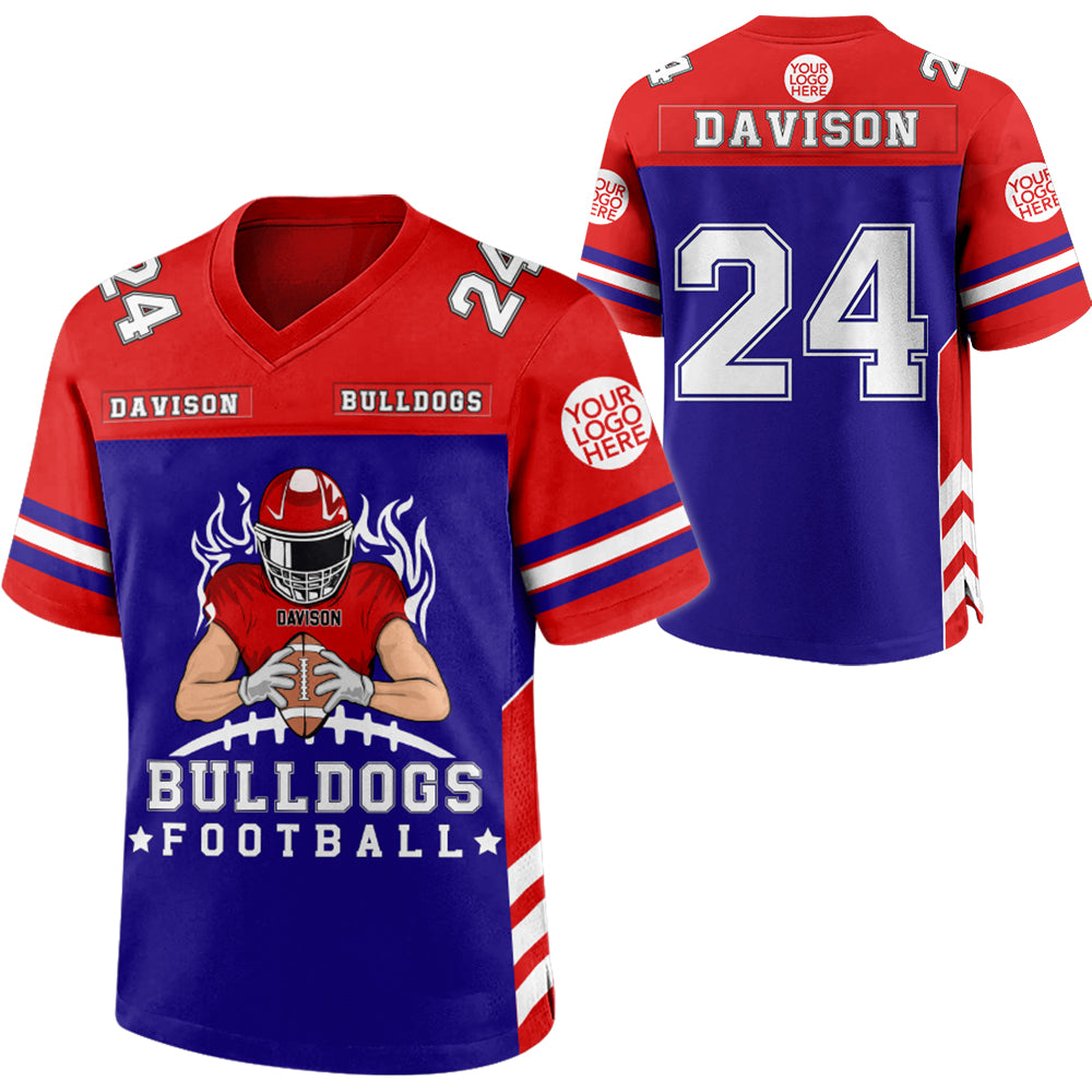 Custom American Football Team Football Jersey Gift For Football Lovers - Personalized Gift For Football Player