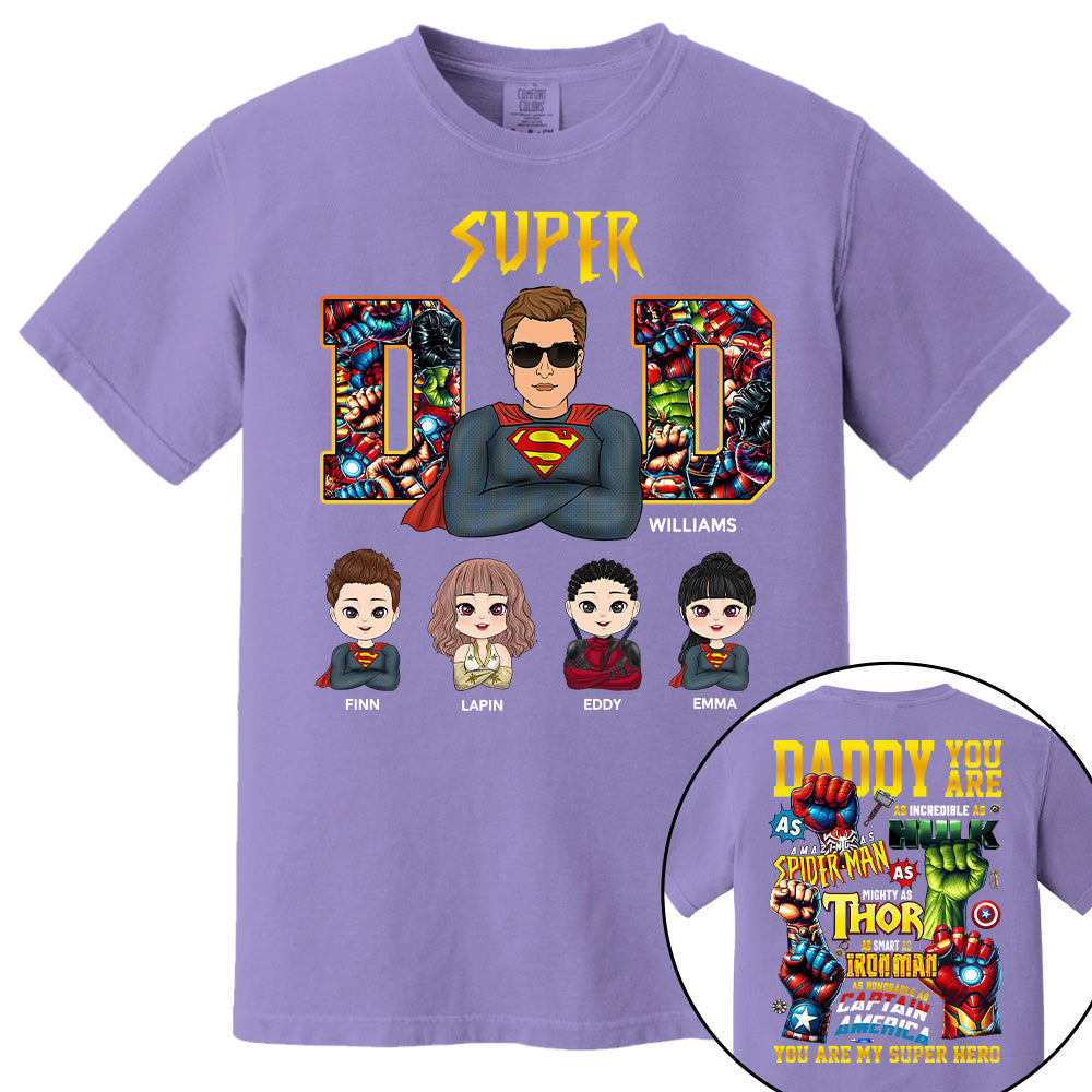 Super Dad Daddy You Are - Personalized Shirt Gift For Dad Vr2 Tu20