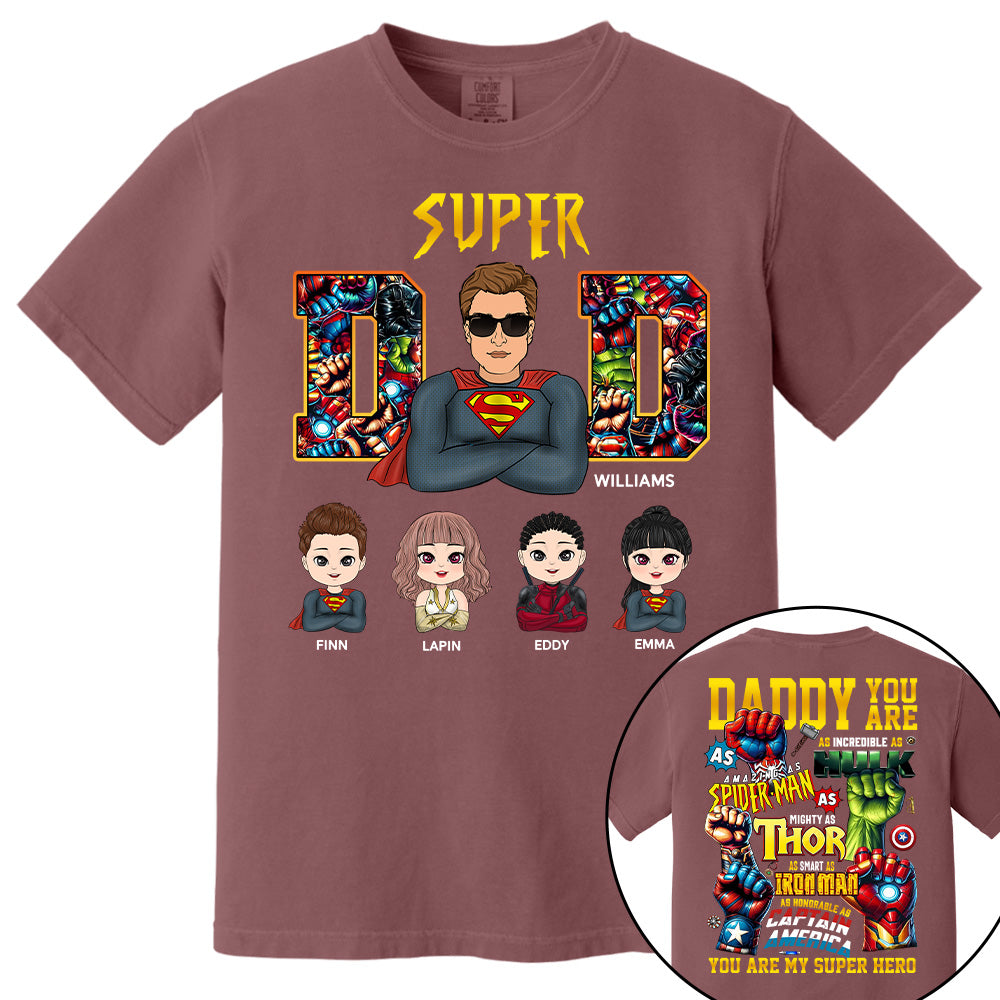 Super Dad Daddy You Are - Personalized Shirt Gift For Dad Vr2 Tu20
