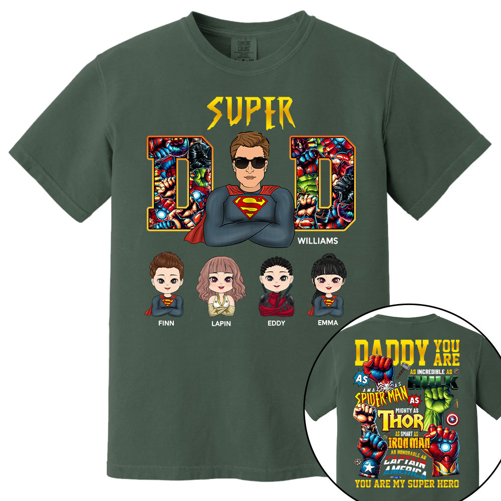 Super Dad Daddy You Are - Personalized Shirt Gift For Dad Vr2 Tu20