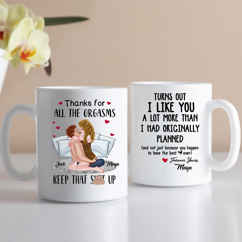 I Like You A Lot More Than I Planned - Personalized Mug For Couple Nh00