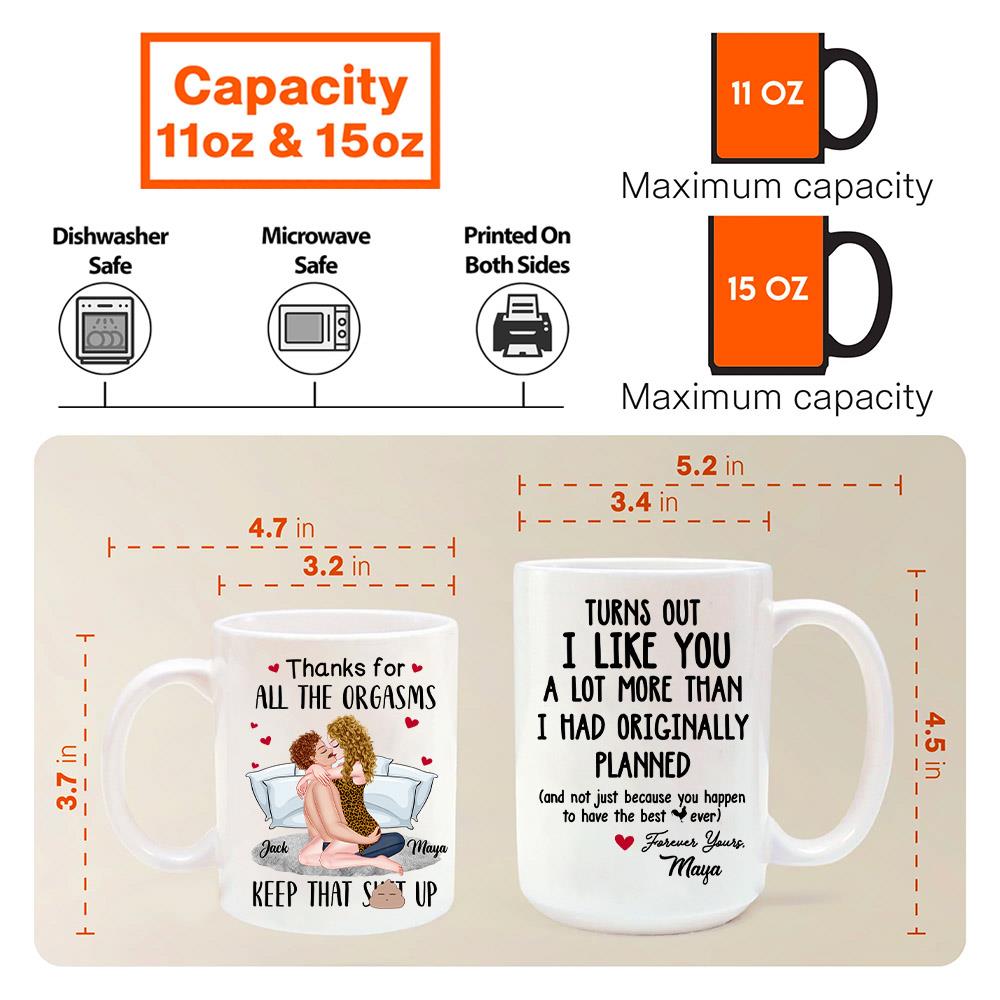 I Like You A Lot More Than I Planned - Personalized Mug For Couple Nh00
