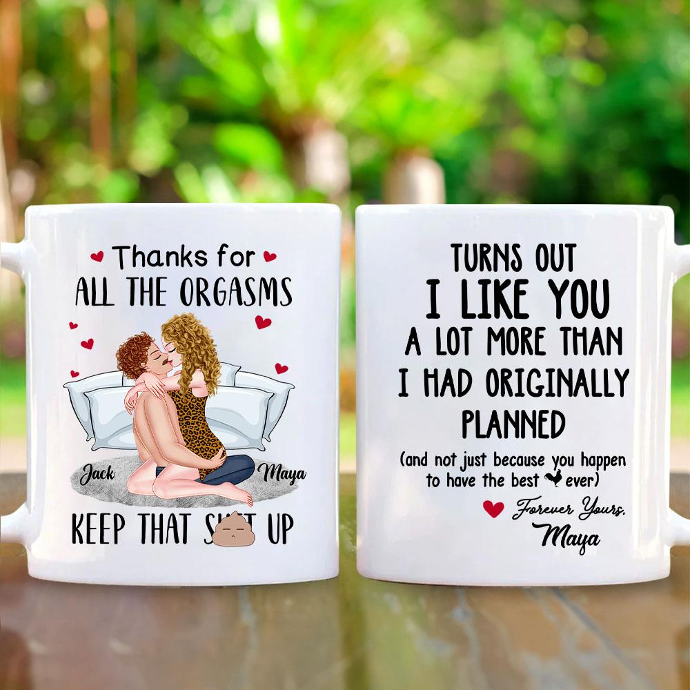 I Like You A Lot More Than I Planned - Personalized Mug For Couple Nh00