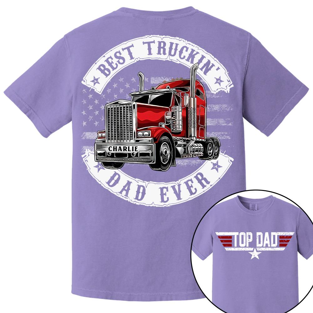 America Driver Dad Custom Shirt, Gift For Dad, Grandpa L0411 Hv01