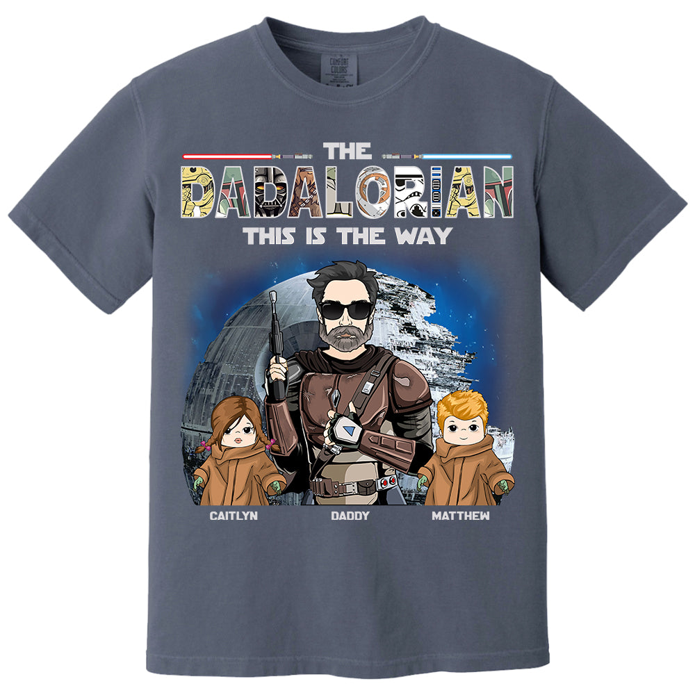 The Dadalorian This Is The Way - Personalized Shirt For Dad Vr3 Do98