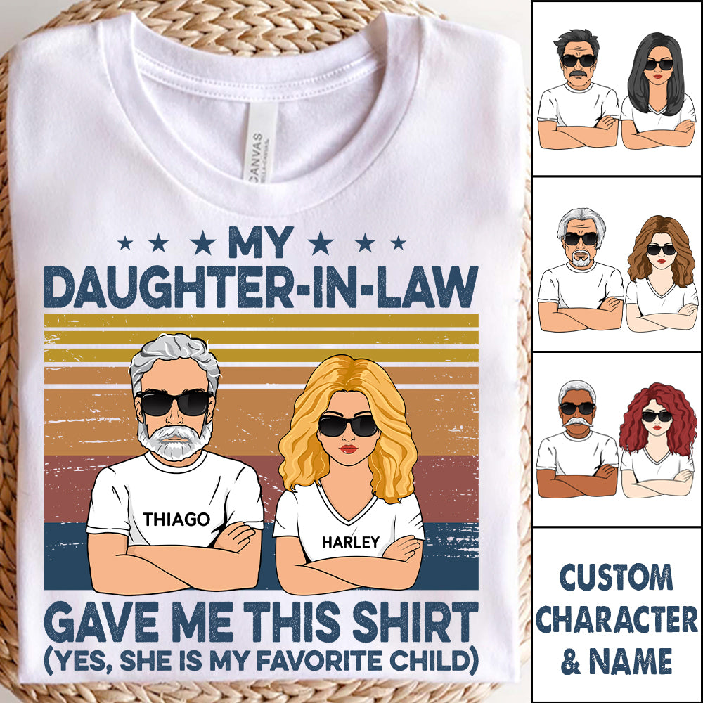 My Daughter In Law Gave Me This Shirt - Personalized Shirt For  Father In law Ph99 Tu20- 07.08.2026
