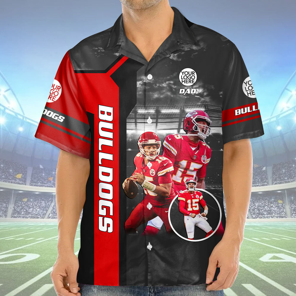 Football Hawaiian Shirt -  Custom Photo All Over Print Shirt For Football Lovers And Family NA04 Pt99