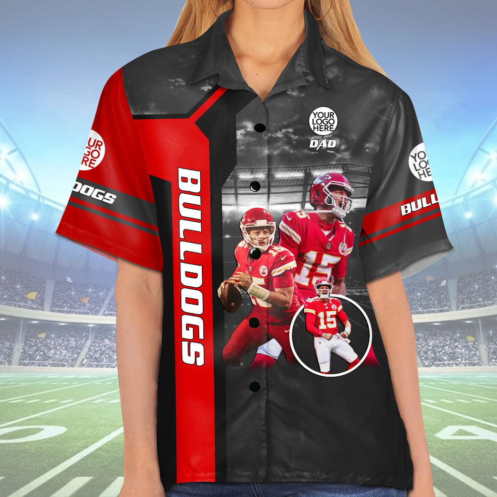 Football Hawaiian Shirt -  Custom Photo All Over Print Shirt For Football Lovers And Family NA04 Pt99
