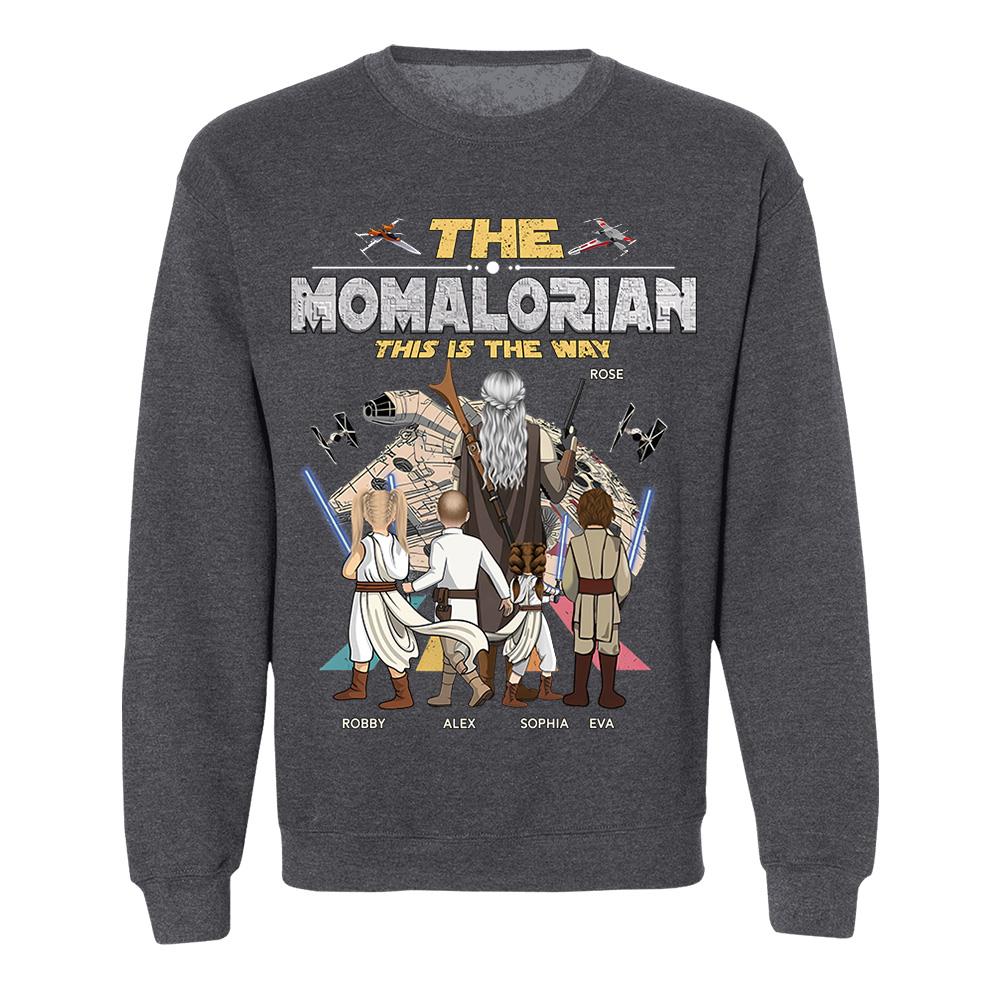 The Momalorian This Is The Way - Personalized Shirt - Gift For Mom, Mother's Day T1807 Nh00