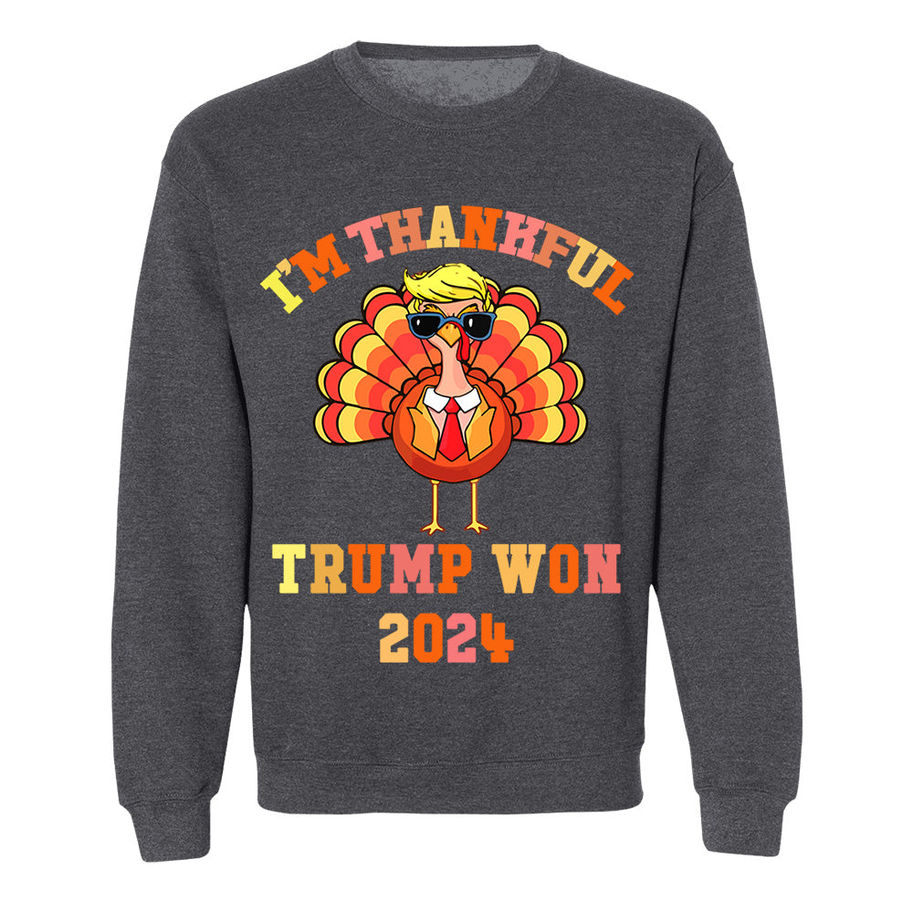 Make Thanksgiving Great Again I'm Thankful Trump Won Thanksgiving Shirts Nh00