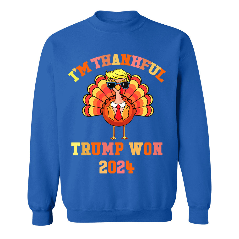 Make Thanksgiving Great Again I'm Thankful Trump Won Thanksgiving Shirts Nh00
