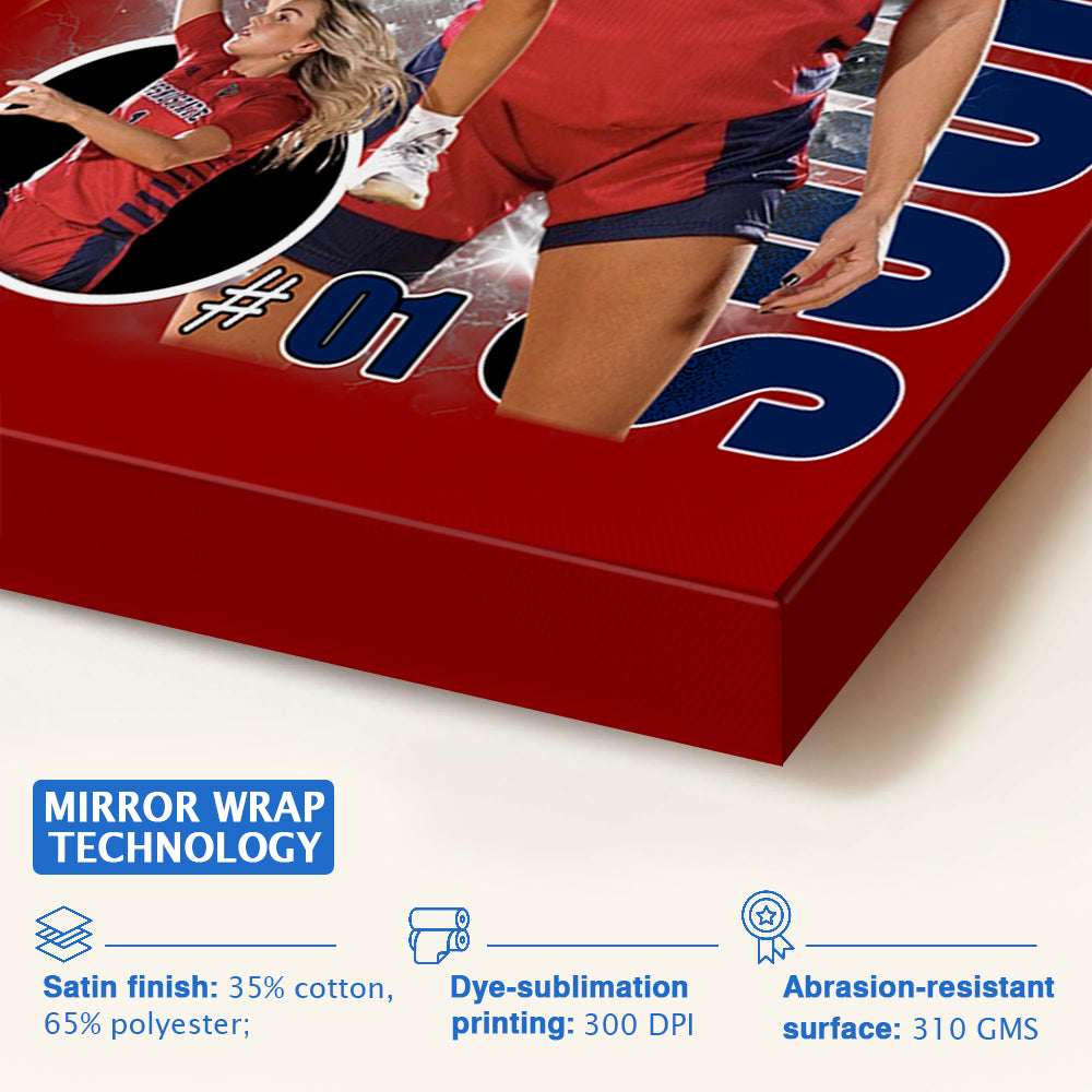 Custom Photo Basketball Player Poster - Personalized Team Name School Name Bootleg Poster Vr2 T1807