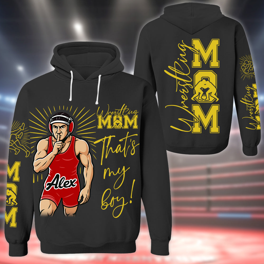Personalized Wrestling Player Shirt For Sport Wrestling Mom Hv01