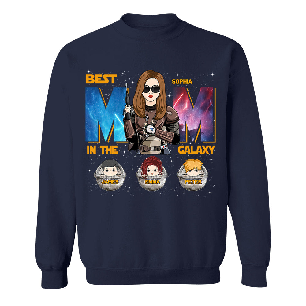 Best Mom In The Galaxy - Personalized Shirt Gift For Mom DO98