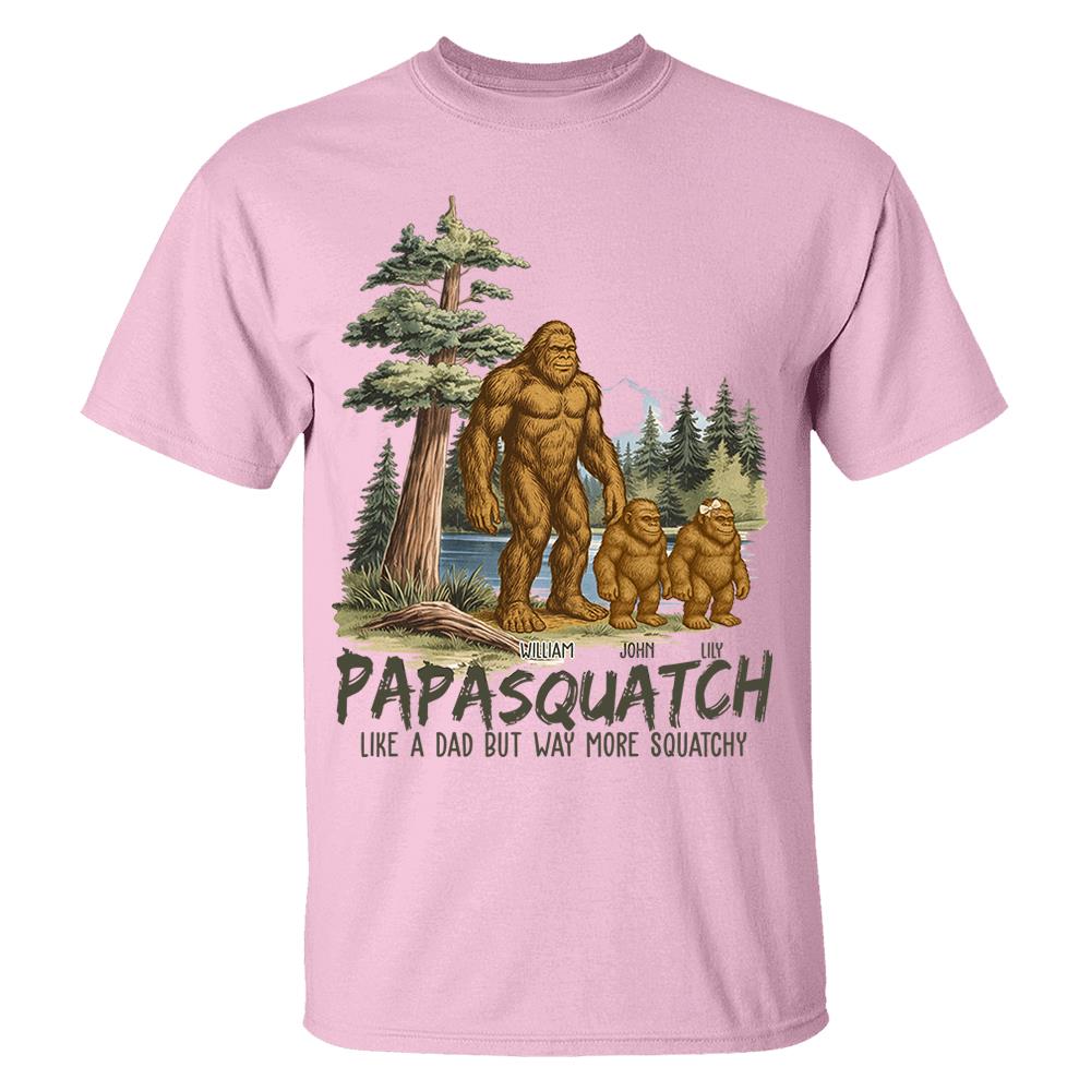 Custom Papasquatch, Like A Grandpa, Just Way More Squatchy Vintage Shirt Nh00