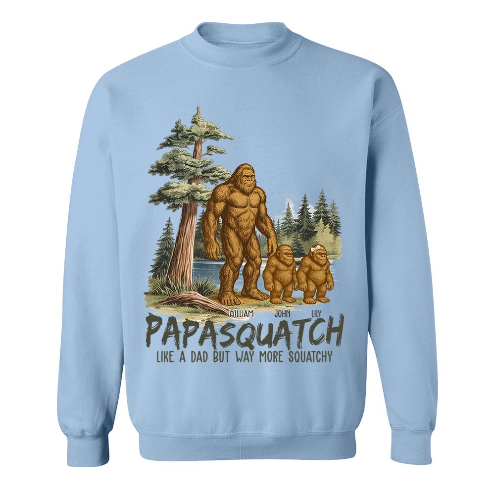 Custom Papasquatch, Like A Grandpa, Just Way More Squatchy Vintage Shirt Nh00
