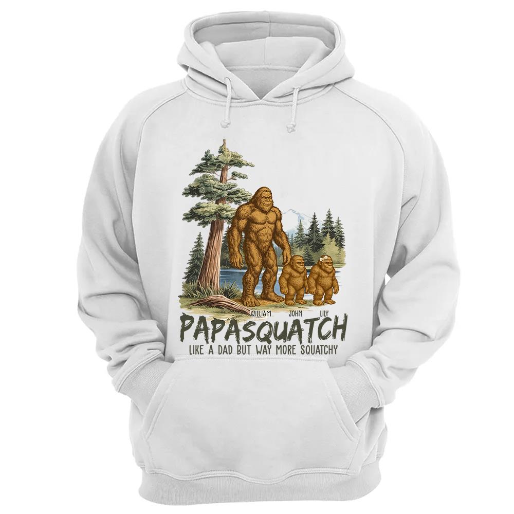 Custom Papasquatch, Like A Grandpa, Just Way More Squatchy Vintage Shirt Nh00
