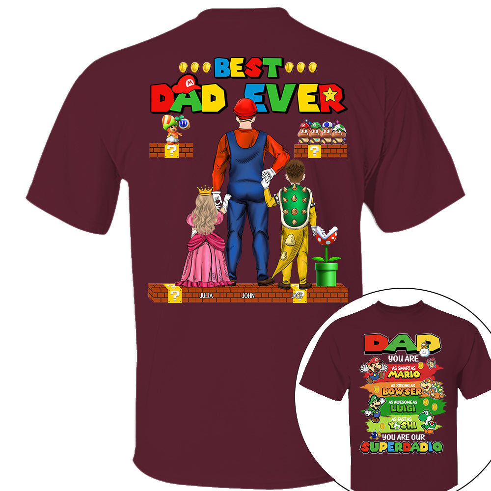 Super Daddio Best Dad Ever, Personalized Shirt, Gift For Dad, Father's Day T1807 Nh00