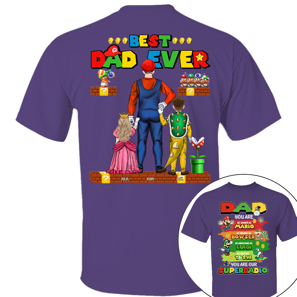 Super Daddio Best Dad Ever, Personalized Shirt, Gift For Dad, Father's Day T1807 Nh00