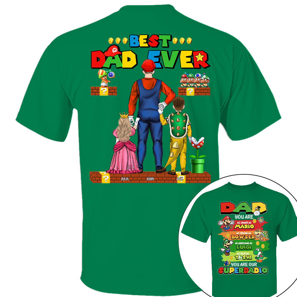 Super Daddio Best Dad Ever, Personalized Shirt, Gift For Dad, Father's Day T1807 Nh00