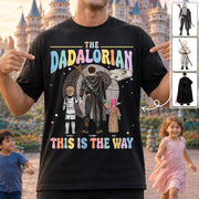 The Dadalorian This Is The Way - Personalized Shirt For Dad Custom Nickname With Kids Gift Na02 Hv01