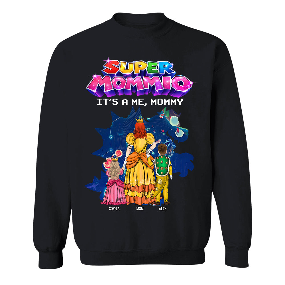 Super Mommio Custom Shirt It's A Me, Mommy, Mother's Day Gift L0411 Hv01