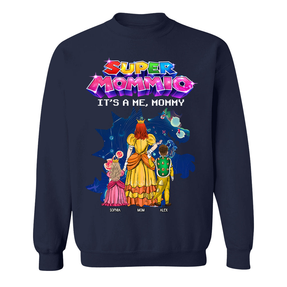Super Mommio Custom Shirt It's A Me, Mommy, Mother's Day Gift L0411 Hv01