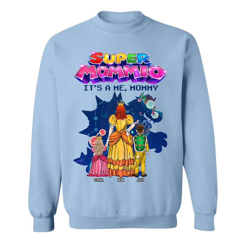 Super Mommio Custom Shirt It's A Me, Mommy, Mother's Day Gift L0411 Hv01