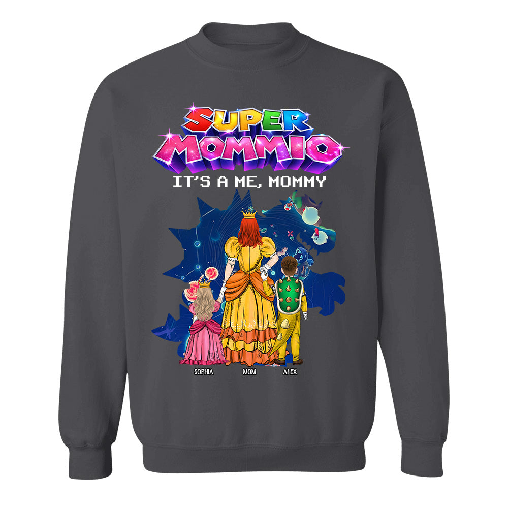 Super Mommio Custom Shirt It's A Me, Mommy, Mother's Day Gift L0411 Hv01