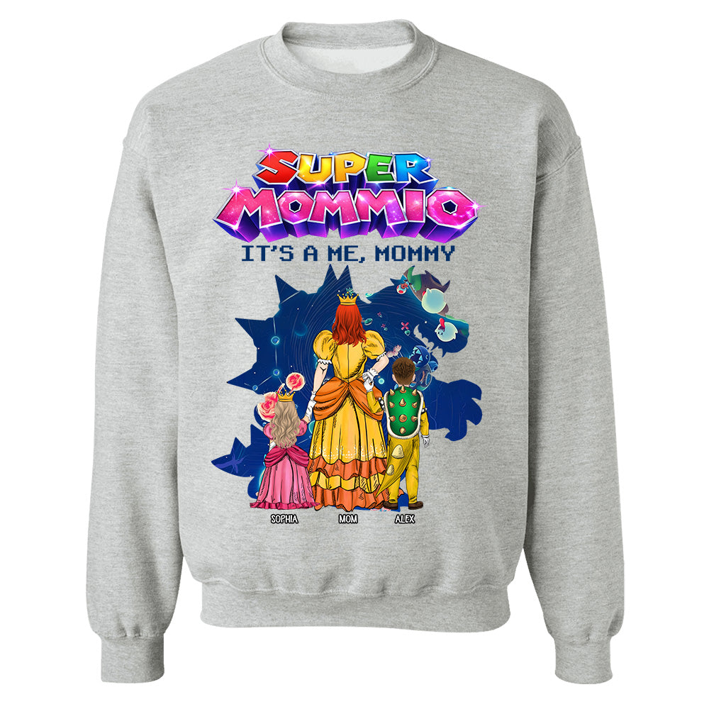 Super Mommio Custom Shirt It's A Me, Mommy, Mother's Day Gift L0411 Hv01