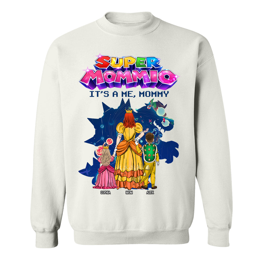 Super Mommio Custom Shirt It's A Me, Mommy, Mother's Day Gift L0411 Hv01