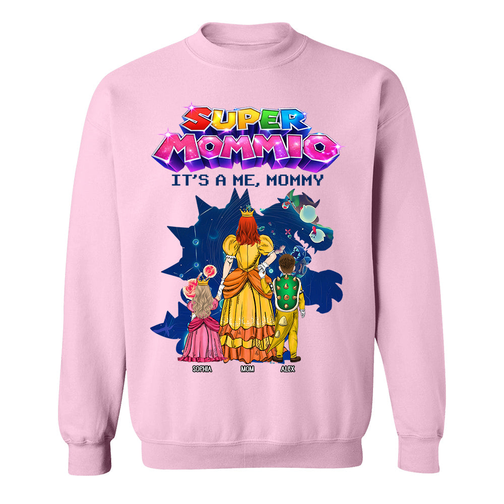 Super Mommio Custom Shirt It's A Me, Mommy, Mother's Day Gift L0411 Hv01