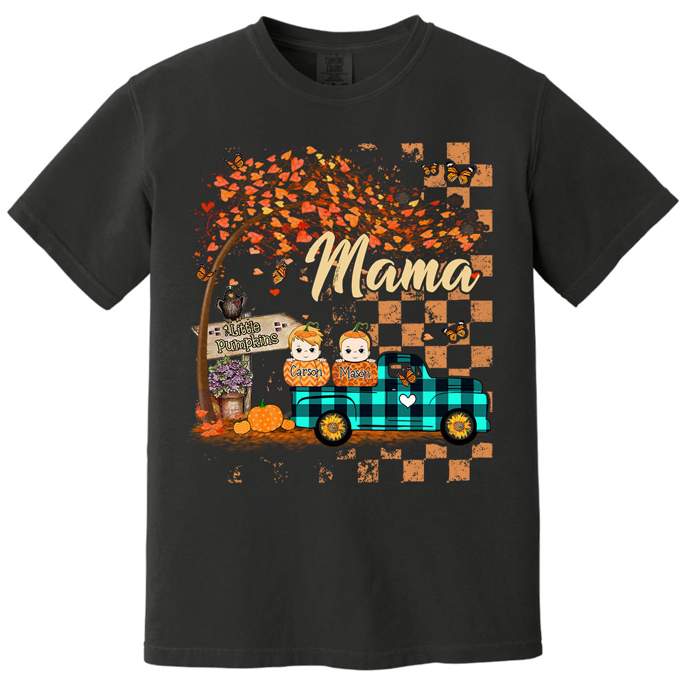 Halloween Pumpkin Spooky Season Checkered Design Vr1 Pt99