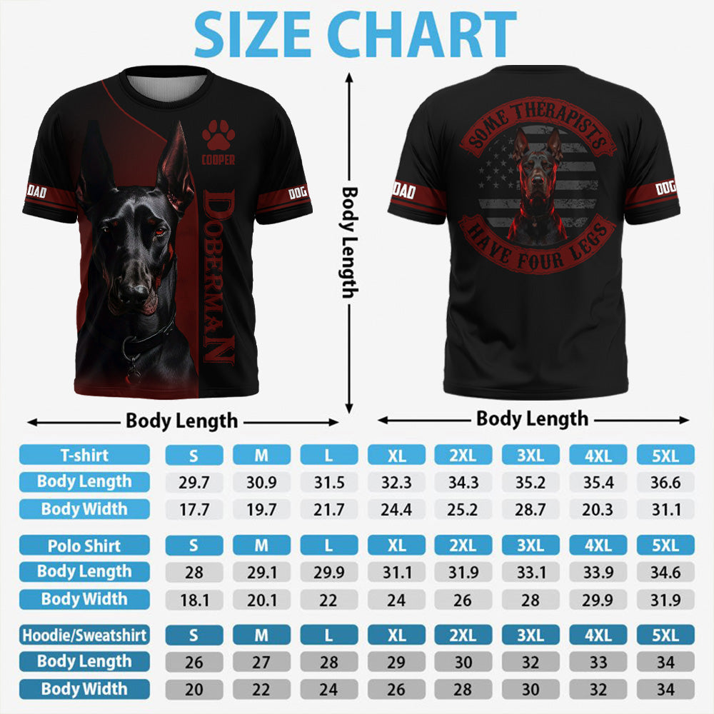 Some Therapists Have Four Legs, Personalized Shirt, Gift For Dog Lovers T1807