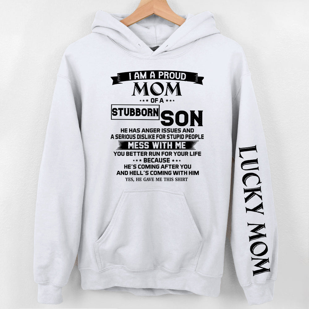 I Am A Proud Mom Of A Stubborn Son Shirts Gift For Mom