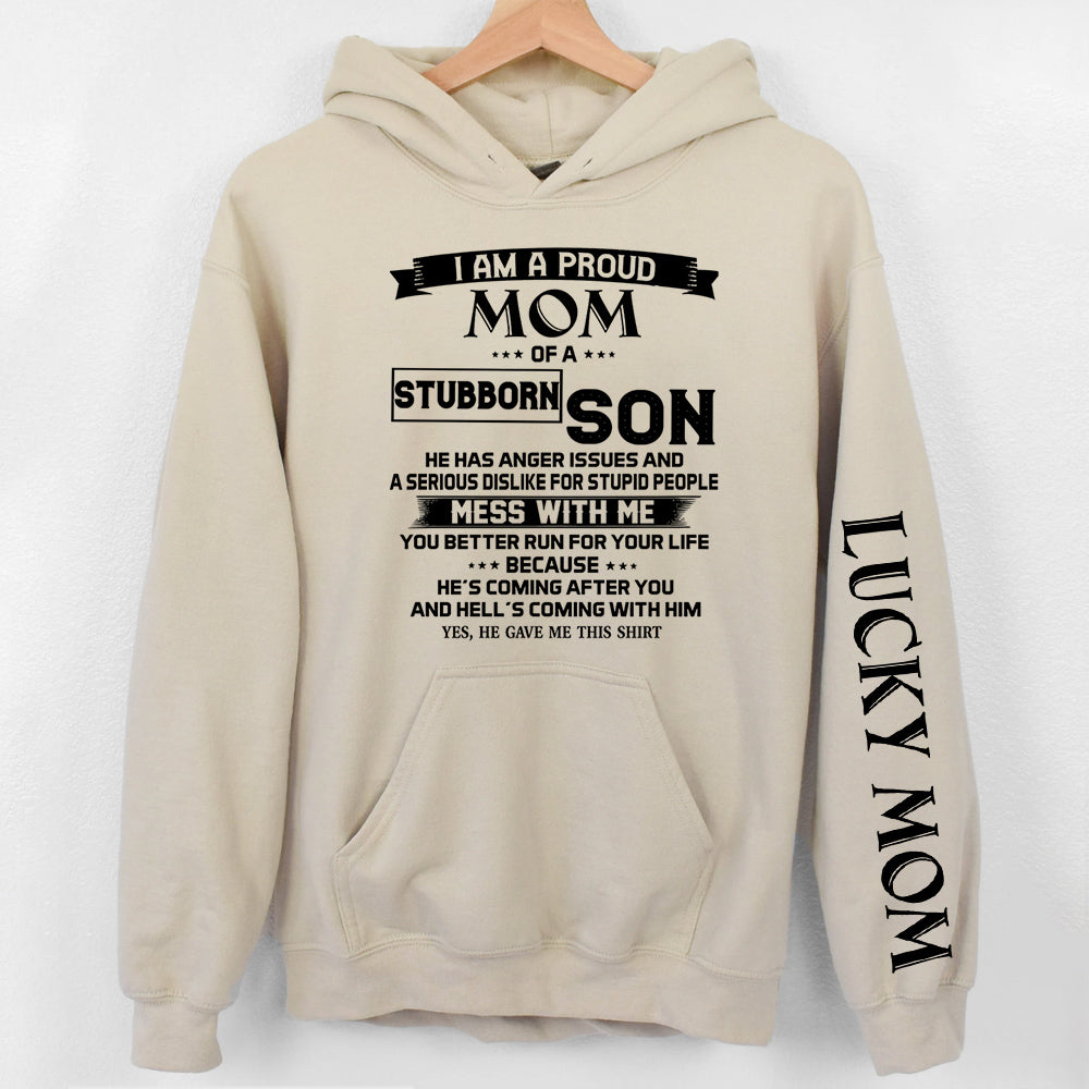 I Am A Proud Mom Of A Stubborn Son Shirts Gift For Mom
