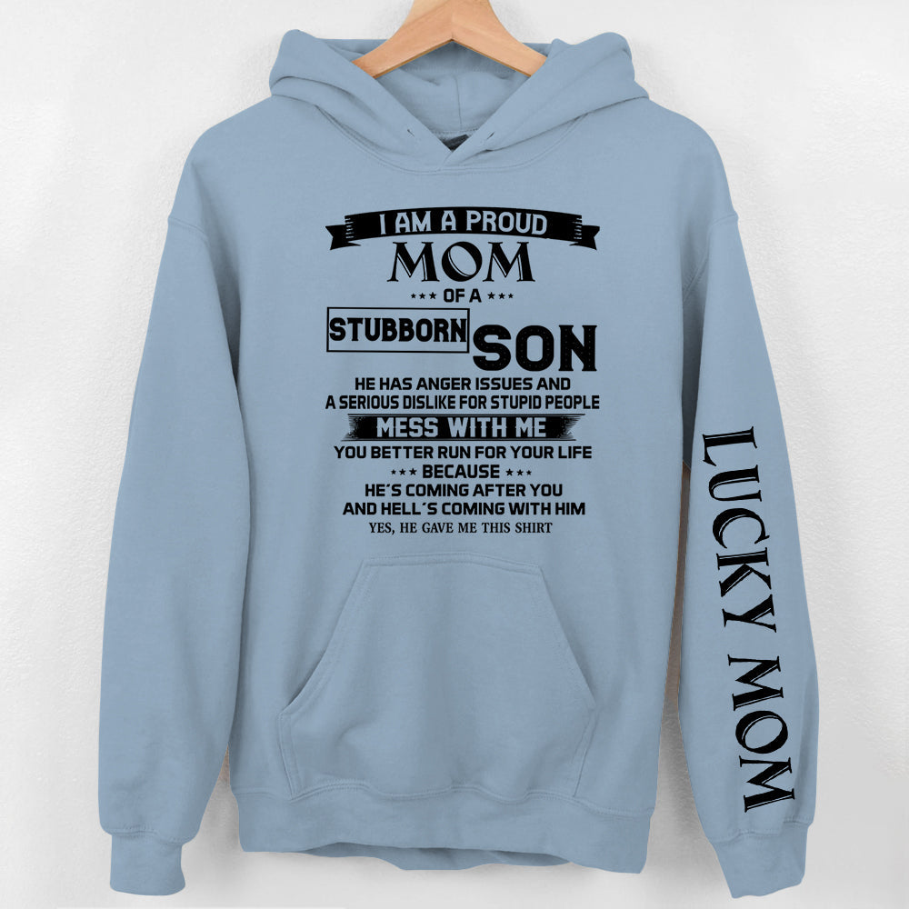 I Am A Proud Mom Of A Stubborn Son Shirts Gift For Mom