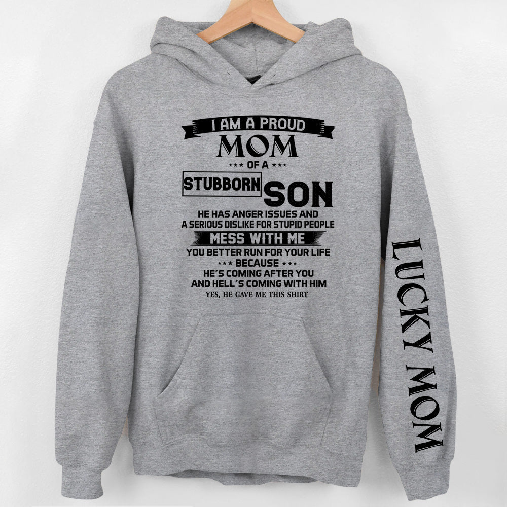 I Am A Proud Mom Of A Stubborn Son Shirts Gift For Mom