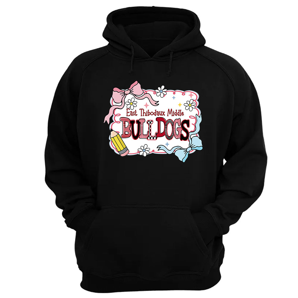 Custom School's Name Shirts, Custom Preppy Teacher First Day of School Shirt Gift For Teacher Nh00