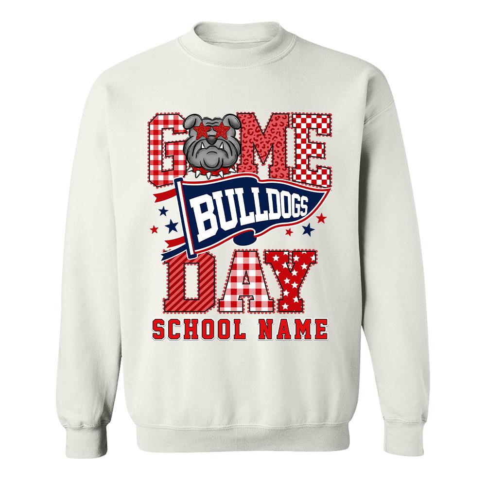 Custom School Mascot Game Day Shirt , School Spirit L0411 Hv01