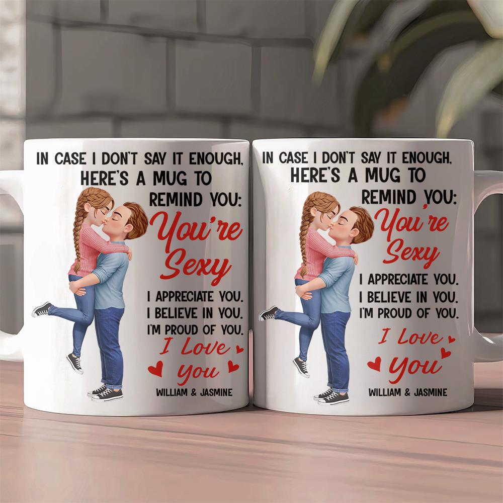 In Case I Don't Say It Enough Couples - Personalized Black Mug Na02