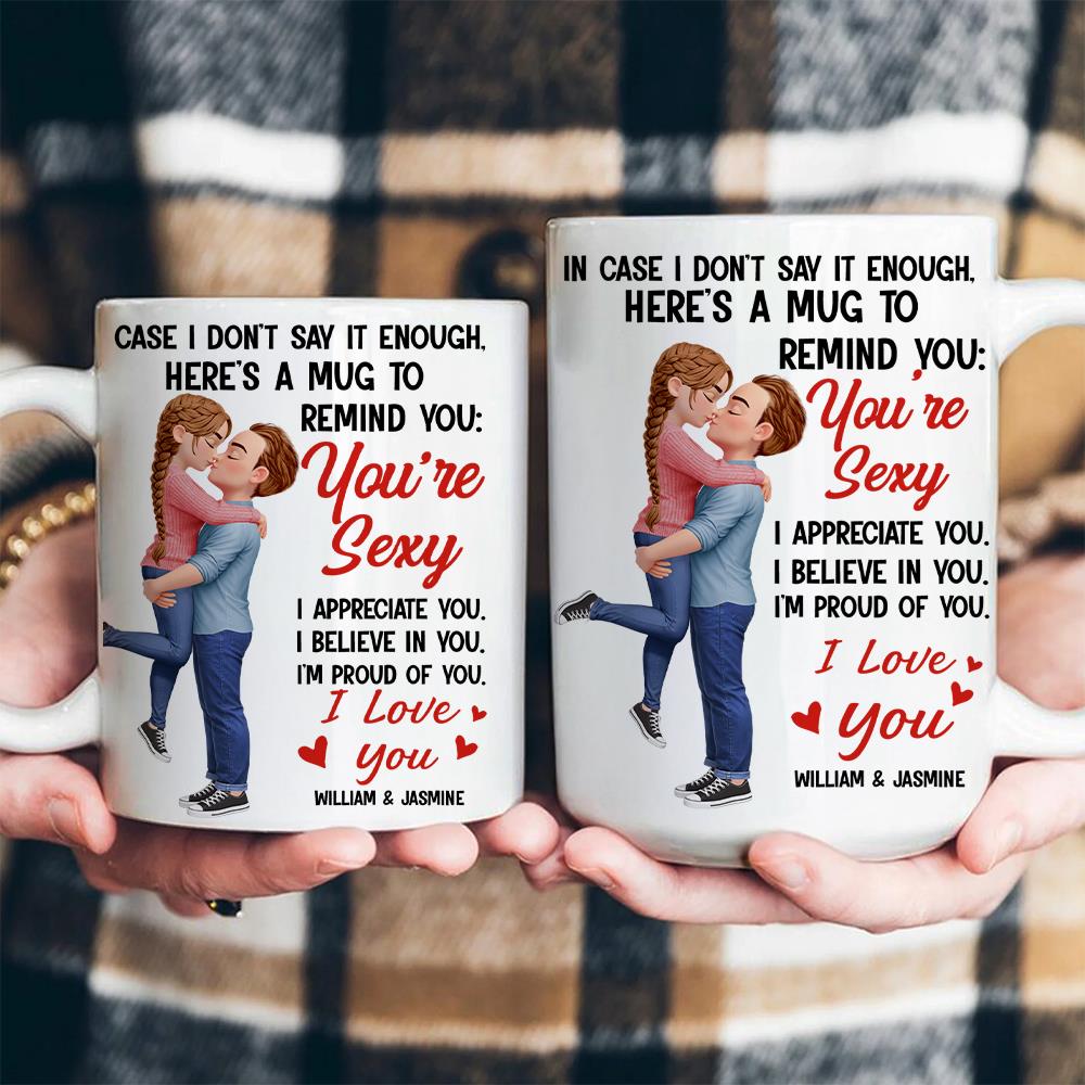 In Case I Don't Say It Enough Couples - Personalized Black Mug Na02