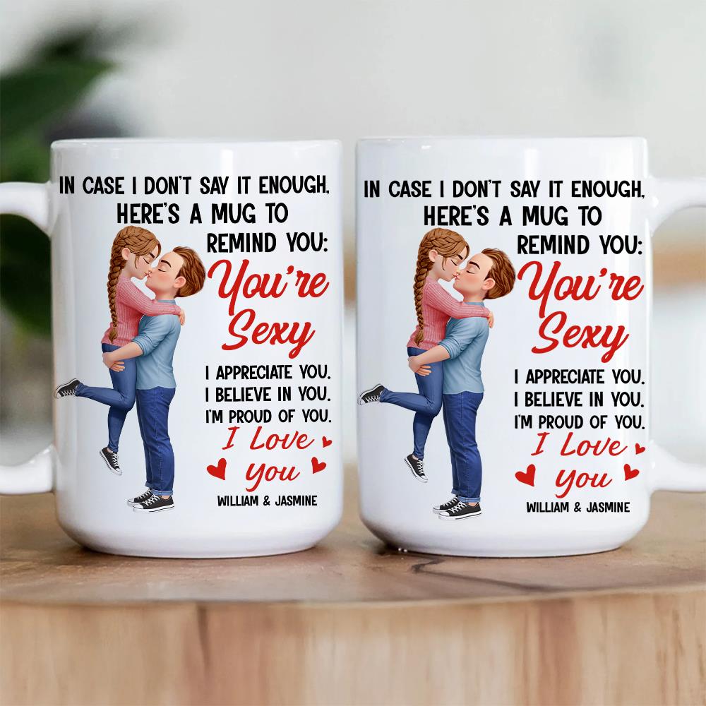 In Case I Don't Say It Enough Couples - Personalized Black Mug Na02