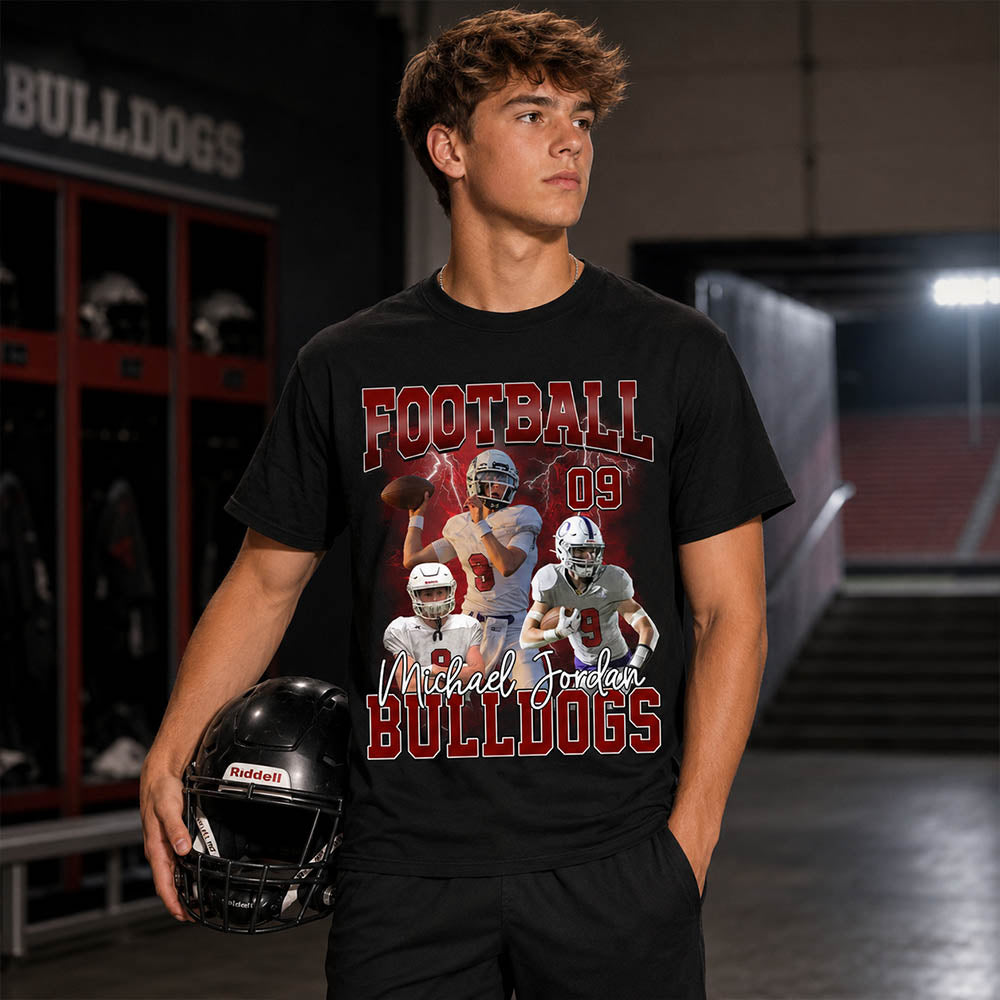 GameDay Football Personalized Shirt Custom Your Photo Gift For Football Player