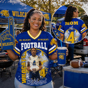 Custom Photo Football Jersey Game Day Shirt Gift For Sport Family H2511