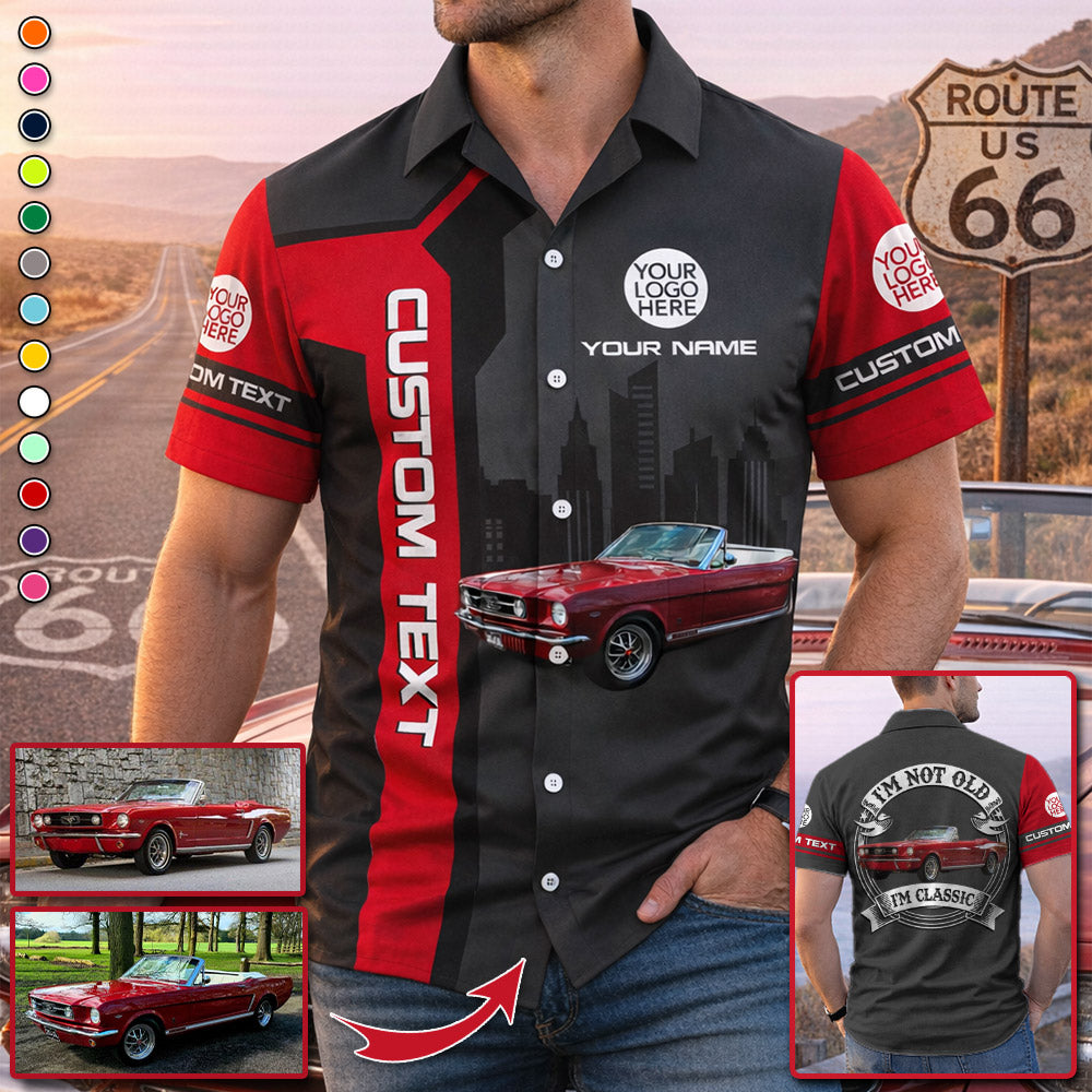 This Is How I Roll - Custom Photo Classic Car Shirt - Personalized Name Car Shirt Vr2 A2110