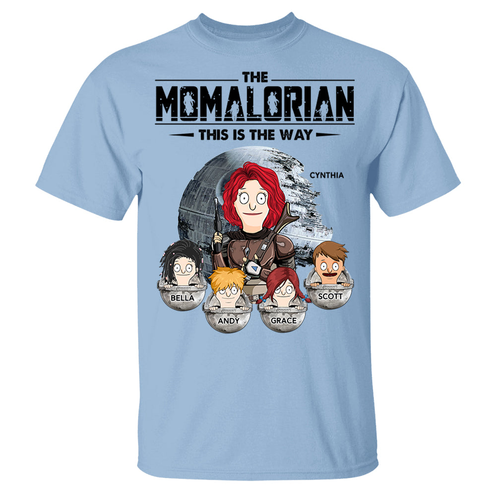 The Momalorian This Is The Way - Personalized Shirt For Mom Pt99