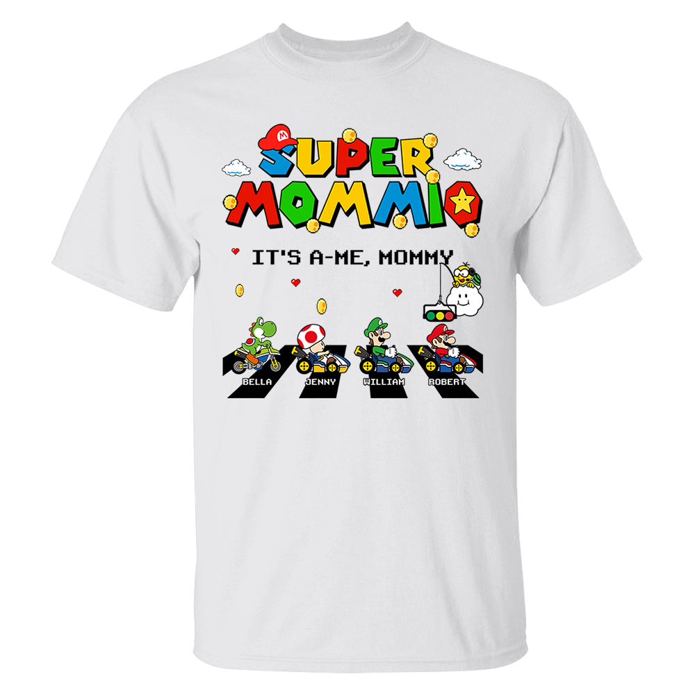 Super Mommio It's A Me Mommy Personalized Shirt Gifts For Mom