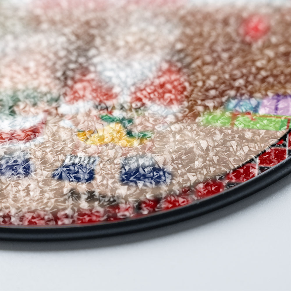 Personalized I Want To Grow Old With You Stained Glass Suncatcher for Window Hanging Christmas Gift For Couple