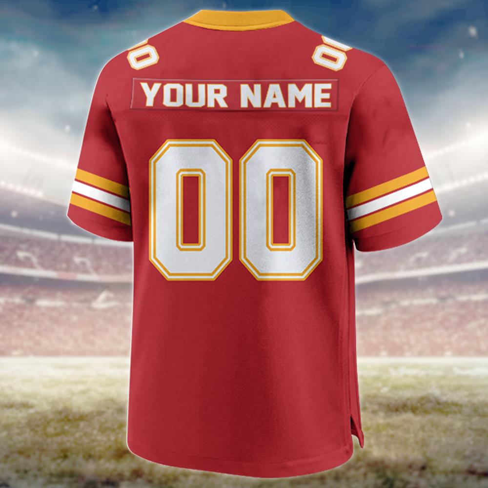 Custom Photo Football Game Day Football Jersey Gift For Football Lovers - Personalized Gift For Football Player Vr2